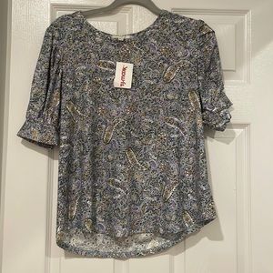 Kim & cami jersey knit top